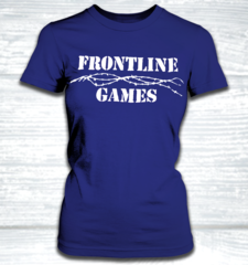 Frontline Games T-Shirt - v2 - Blue - Womens